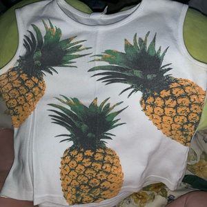 🚀5/$25🚀.  Pineapple Tank Top